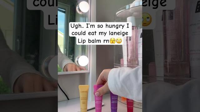 Ugh.. i’m so hungry i could eat my laneige lip balm rn 🫣#aestheic #beautyproducts #relatable Ugh.. i’m so hungry i could eat my laneige lip balm rn 🫣#aestheic #beautyproducts #relatable