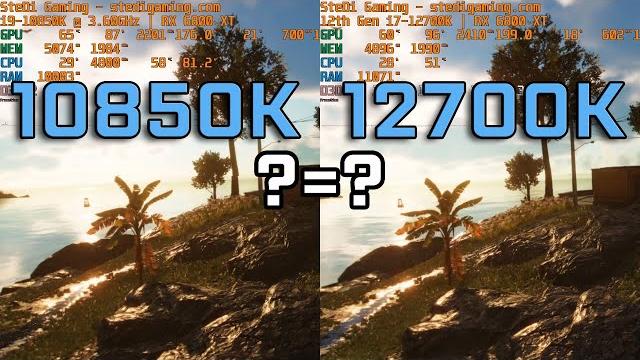 I9-10850k vs. i7-12700k gaming benchmarks I9-10850k vs. i7-12700k gaming benchmarks