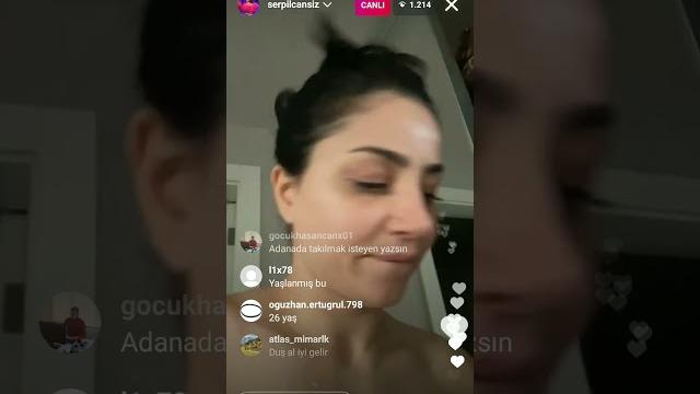 Serpi̇l cansiz duş sonrasi ayak gösteri̇yor Serpi̇l cansiz duş sonrasi ayak gösteri̇yor