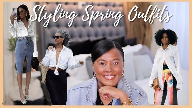 Create multiple looks with a single white button down shirt (part 2)| recreating looks | simply kura Create multiple looks with a single white button down shirt (part 2)| recreating looks | simply kura