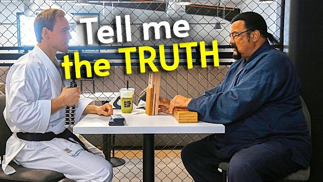I confronted steven seagal I confronted steven seagal