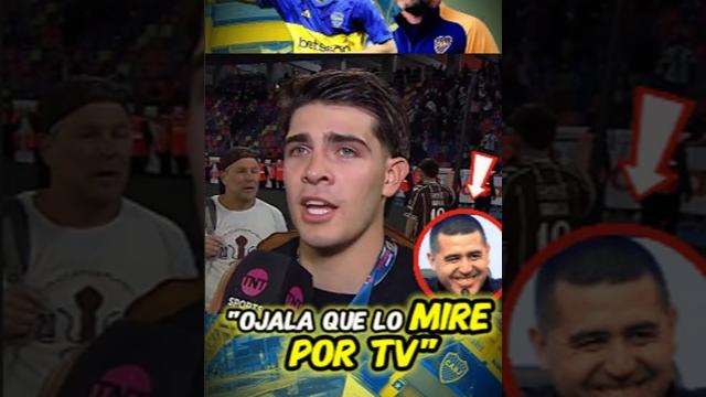 Taborda le tiró un palazo a riquelme tras ser campeón en platense y se emocionó al recordar a boca Taborda le tiró un palazo a riquelme tras ser campeón en platense y se emocionó al recordar a boca