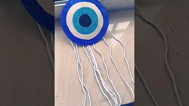 Diy evil eye wall hanger #diy #evileye #viral Diy evil eye wall hanger #diy #evileye #viral