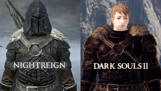 Nightreign's dark souls skins vs. original armor sets Nightreign's dark souls skins vs. original armor sets