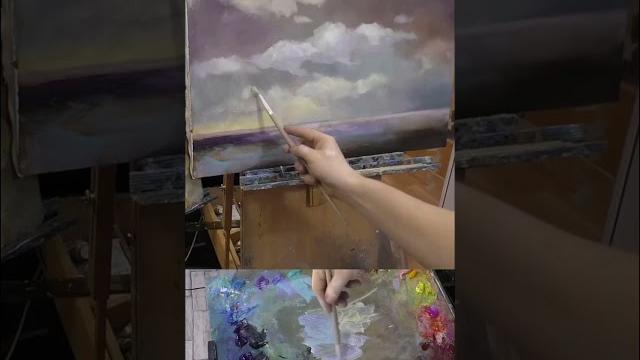 Как написать копию айвазовского. морской пейзаж shorts. Как написать копию айвазовского. морской пейзаж shorts.
