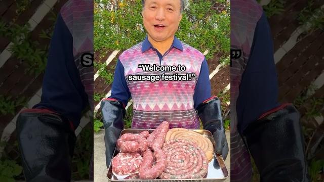 My korean dad’s sausage festival My korean dad’s sausage festival