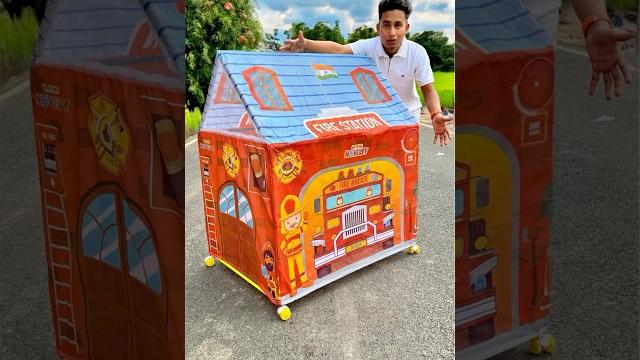 New model tent house unboxing & girls & boys tent house testing New model tent house unboxing & girls & boys tent house testing