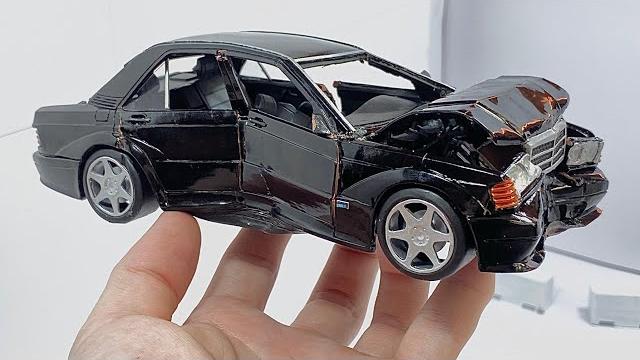 Краш тест mercedes 190e полное уничтожение Краш тест mercedes 190e полное уничтожение