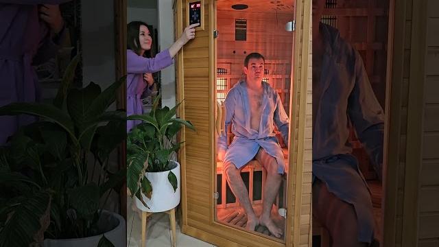 Funny videos prank sauna by ryhan family Funny videos prank sauna by ryhan family