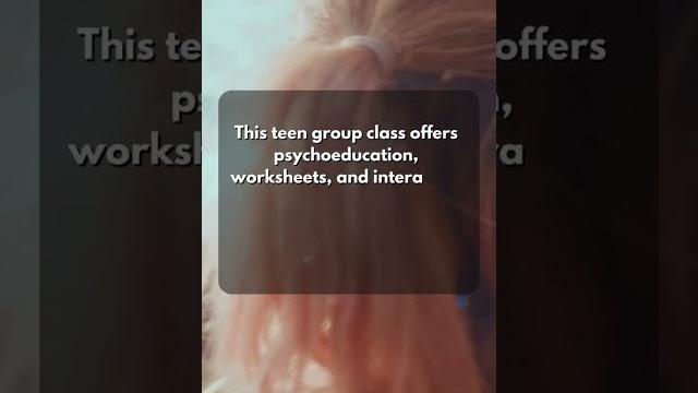 Misophonia teen group class Misophonia teen group class