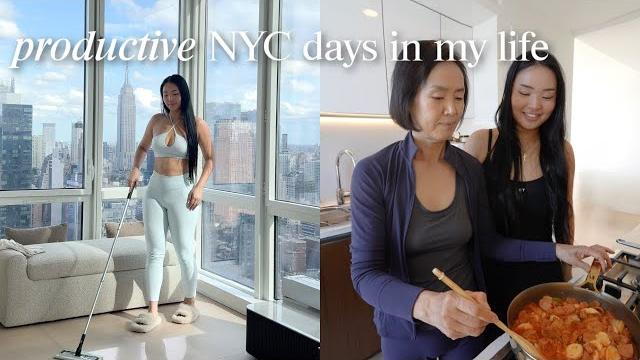 Wholesome living in nyc vlog | cooking korean food with my mom & cleaning my apartment 🫧 Wholesome living in nyc vlog | cooking korean food with my mom & cleaning my apartment 🫧