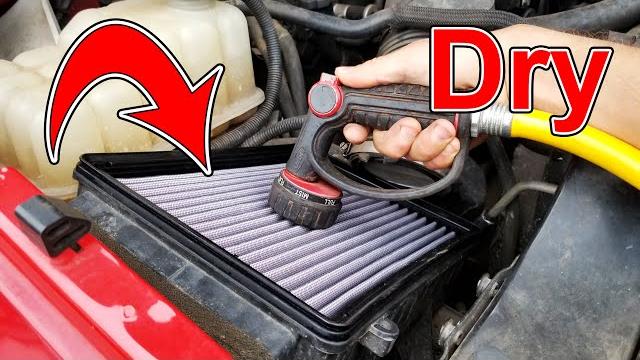 Mechanic states dry air filter Mechanic states dry air filter