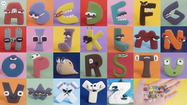 Making alphabet lore a-z with clay Making alphabet lore a-z with clay