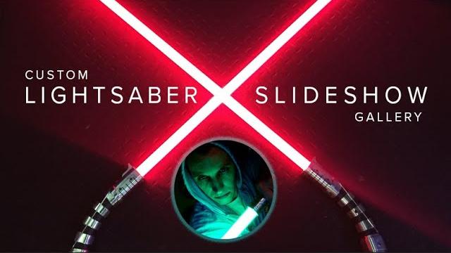 Custom lightsaber photo slideshow Custom lightsaber photo slideshow