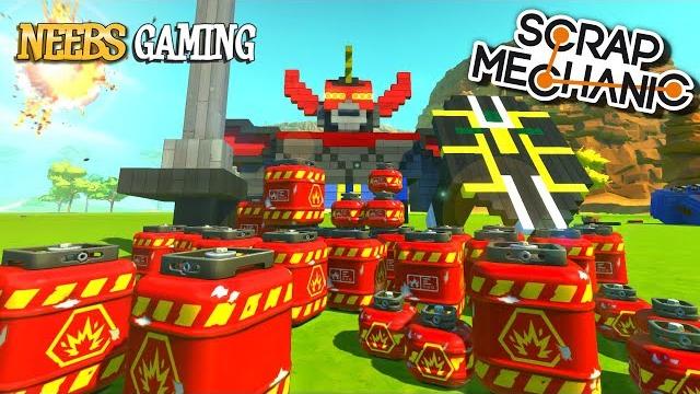 Scrap mechanic | blowing up our creations Scrap mechanic | blowing up our creations