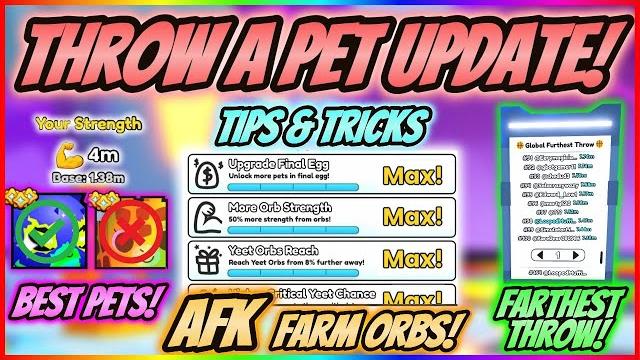 *pet sim 99* afk farm orbs & farthest throw possible! best tips & tricks! (10+ rb huge giveaway!) *pet sim 99* afk farm orbs & farthest throw possible! best tips & tricks! (10+ rb huge giveaway!)
