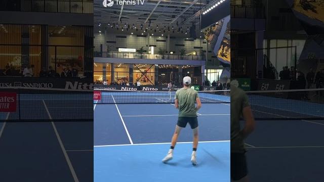 World no. 1 jannik sinner in practice! World no. 1 jannik sinner in practice!