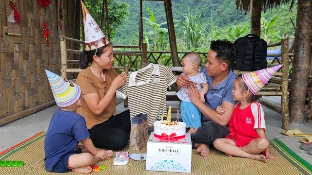 Vui burst into tears when kind husband returned to organize a secret birthday party for her. Vui burst into tears when kind husband returned to organize a secret birthday party for her.