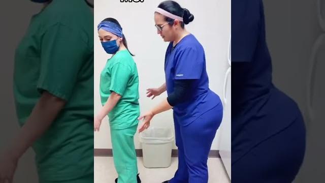 Small ass nurses vs big ass#shorts Small ass nurses vs big ass#shorts