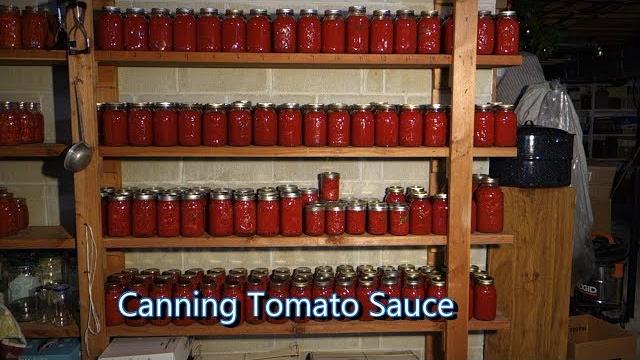 Italian grandma makes canned tomato puree Italian grandma makes canned tomato puree