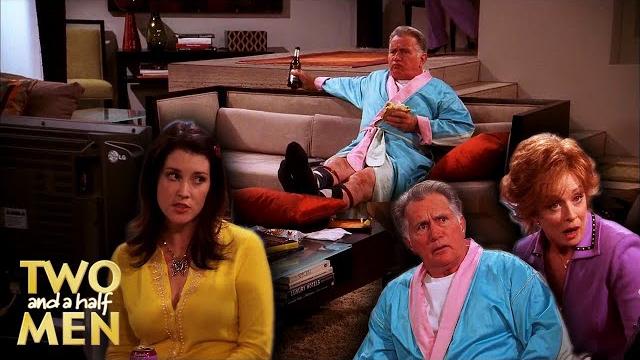 Evelyn driven nuts by rose's dad | two and a half men Evelyn driven nuts by rose's dad | two and a half men