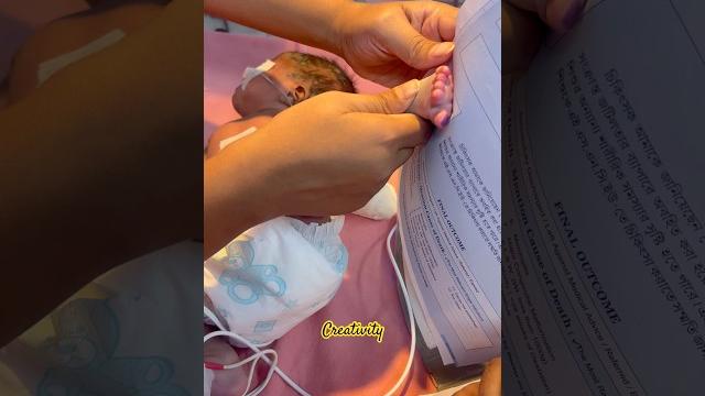 Newborn baby foot print video #youtubeshorts #viralvideo Newborn baby foot print video #youtubeshorts #viralvideo