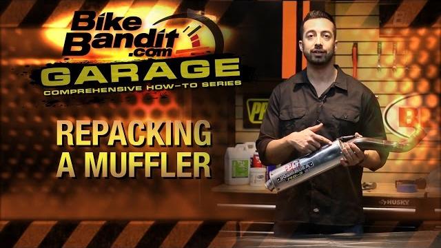 How-to repack a motorcycle muffler | bikebandit.com How-to repack a motorcycle muffler | bikebandit.com