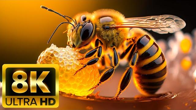 Насекомое красивое - 8k (60 кадров в секунду) ultra hd - со звуками природы (красочно динамичным) Насекомое красивое - 8k (60 кадров в секунду) ultra hd - со звуками природы (красочно динамичным)
