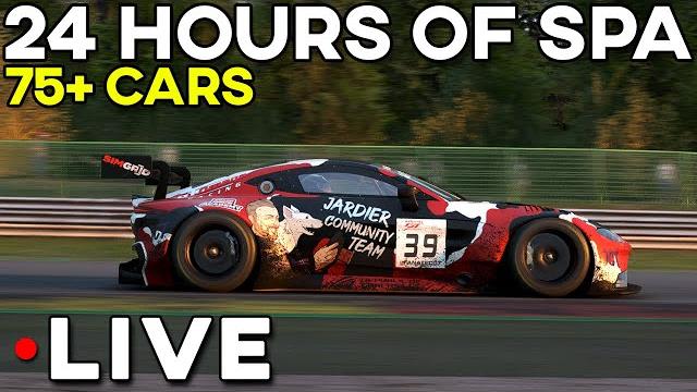 Huge gt3 field survival! - lfm 24 hours of spa part 3 finish Huge gt3 field survival! - lfm 24 hours of spa part 3 finish