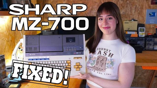 Saving this sharp mz-700 - no power? no party! Saving this sharp mz-700 - no power? no party!