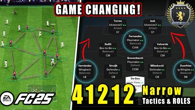 This 41212 narrow tiki-taka tactics changed my game! best meta 4-1-2-1-2 (2) custom tactics | fc 25 This 41212 narrow tiki-taka tactics changed my game! best meta 4-1-2-1-2 (2) custom tactics | fc 25