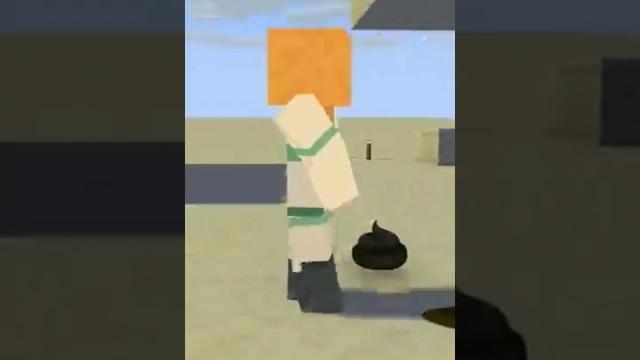 Alex can't hold her poop -minecraft animation #shorts Alex can't hold her poop -minecraft animation #shorts