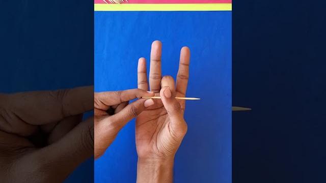 How to throw a toothpick , new toothpick throwing trick How to throw a toothpick , new toothpick throwing trick