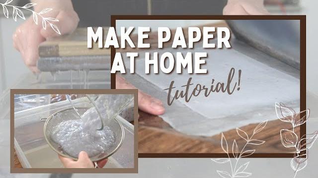 How to make recycled paper (+ mould & deckle diy) | tutorial How to make recycled paper (+ mould & deckle diy) | tutorial