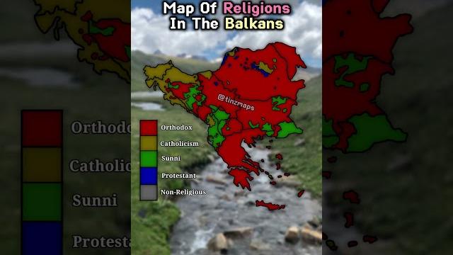 Map of religions in the balkans #mapper #europeangeography #europe #geography #map #mapping Map of religions in the balkans #mapper #europeangeography #europe #geography #map #mapping