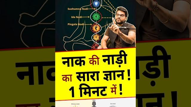 नाक की नाड़ी का सारा ज्ञान ! 1 मिनट में ! #shorts #youtubeshorts by dr. #arvindarora नाक की नाड़ी का सारा ज्ञान ! 1 मिनट में ! #shorts #youtubeshorts by dr. #arvindarora