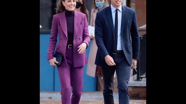 Wow princess catherine donned this beautiful suit outing with her husband prince willam Wow princess catherine donned this beautiful suit outing with her husband prince willam