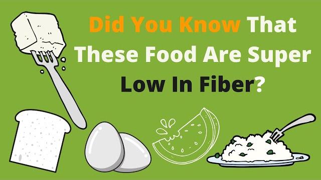 These are super low fiber foods for low-residue diet These are super low fiber foods for low-residue diet