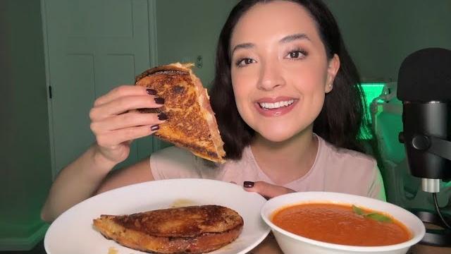 Asmr | grilled cheese & tomato basil bisque Asmr | grilled cheese & tomato basil bisque