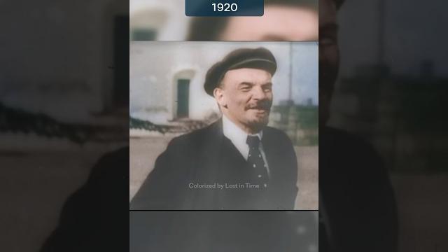 Rare footage of vladimir lenin from 1920 in color Rare footage of vladimir lenin from 1920 in color