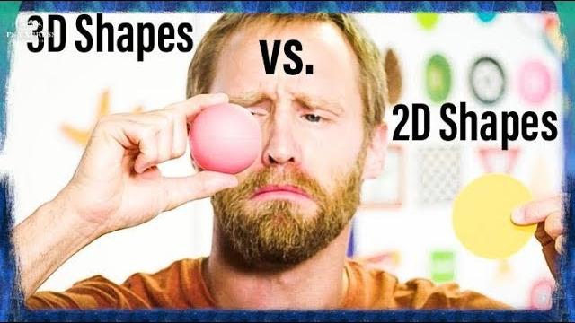 2d vs. 3d shapes! mr. b's brain - ep. 2: 2d and 3d shapes 2d vs. 3d shapes! mr. b's brain - ep. 2: 2d and 3d shapes