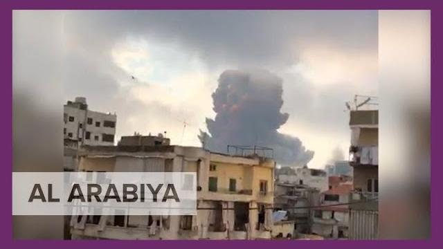 Compilation of videos show moment explosions rip at beirut port Compilation of videos show moment explosions rip at beirut port