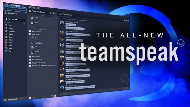 The all-new teamspeak The all-new teamspeak