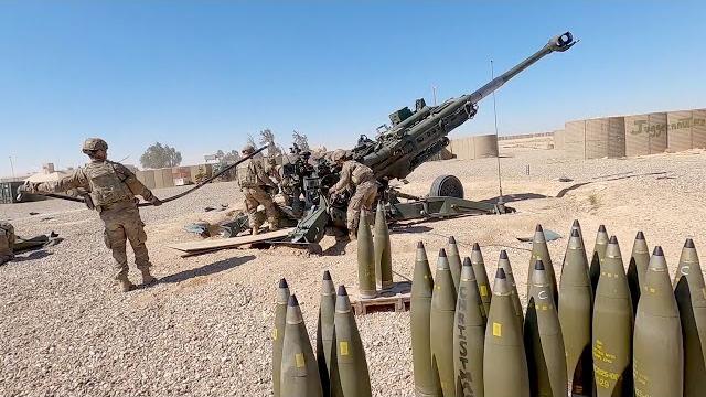 Soldiers hone skills on m777 howitzer artillery Soldiers hone skills on m777 howitzer artillery