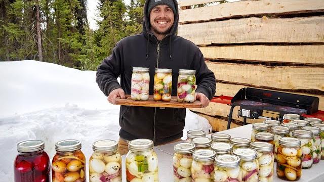 Pickling 350 eggs | preserving food for winter in alaska Pickling 350 eggs | preserving food for winter in alaska