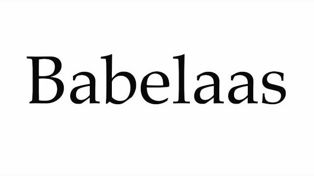 How to pronounce babelaas How to pronounce babelaas