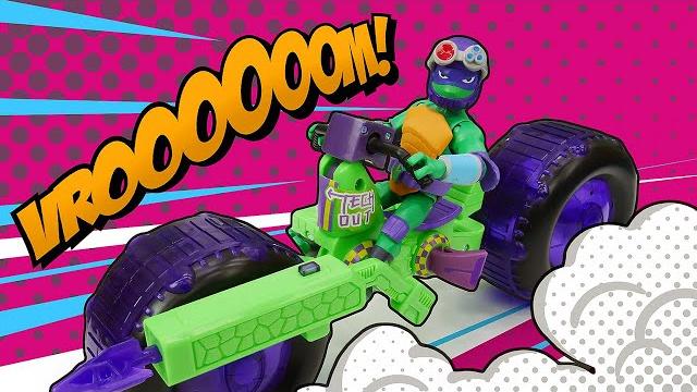 Игрушки черепашки ниндзя испытывают новый ниндзяцикл! классные игры в видео для мальчиков Игрушки черепашки ниндзя испытывают новый ниндзяцикл! классные игры в видео для мальчиков