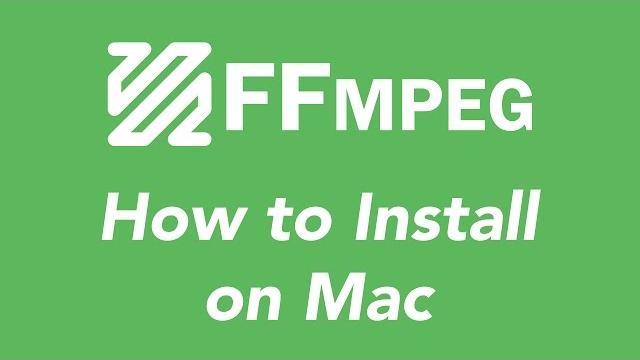 How to install ffmpeg on mac How to install ffmpeg on mac