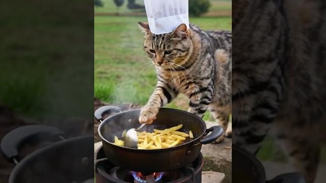 挖点土豆给孩子炸个薯条,真香! 猫咪 萌到爆炸了 猫咪的搞笑日常 挖点土豆给孩子炸个薯条,真香! 猫咪 萌到爆炸了 猫咪的搞笑日常