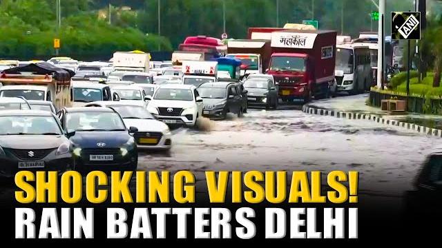 Delhi witness severe waterlogging across major areas after heavy rain; flight operations disrupted Delhi witness severe waterlogging across major areas after heavy rain; flight operations disrupted